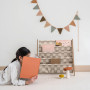 Stojan na knižky Recycled 3 Sprouts Checkerboard/Beige