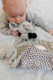 Zaspávač babyted hryzátko, hrkálka plyš 25x25 cm 0 m+