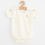 Dojčenské body s krátkym rukávom z organickej bavlny Olivy New Baby