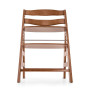 Jedálenská drevená stolička Hauck Alpha+ WALNUT