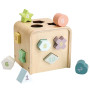 Vkladacia kocka s tvarmi Montessori Baby Mix