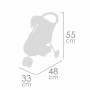 Športový kočík pre bábiky trojkolesový COCO 2024 - 55 cm DeCuevas