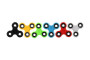 Spinner kov/plast 7 cm