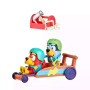 Sada figúrok Gokart motokára Bluey a Rusty