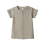 Dojčenská mušelínová košeľa s kraťasmi linen New Baby