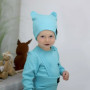 Rastúce body rebrované Turquoise - tyrkysová Esito
