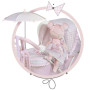 Plyšová bábika Niza 20046 DeCuevas 36 cm s kolískou DeCuevas