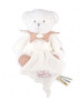 Darčeková sada Plyšový medvedík s dečkou 30 cm ružový Doudou
