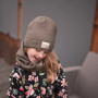 Zimná čiapka Teddy fleece double Brown Esito