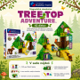 Magnetická stavebnica Treetop Adventure 42 dielikov Magna-Tiles