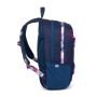 Študentský batoh + etue Oxy Sport Flowers Blue