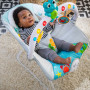 Lehátko hudobné vibračné so svetlami Kick to It Neptune do 9 kg Baby Einstein
