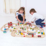 Vláčikodráha a autodráha Bigjigs Rail