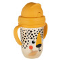 Hrnček nevylievací so slamkou a závažím BabiesBoo 270 ml Gepard Canpol babies