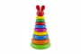 Skladačka pyramída s krúžkami plast 28 cm
