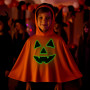 Detský karnevalový prevlek Orange Halloween Scary Pumpkin FunCo