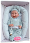 CARLA 33228 Antonio Juan - realistická bábika bábätko s látkovým telom - 42 cm