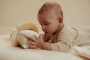 Loptička textilná Newborn Naturals Little Dutch