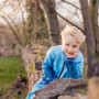 Fleecová mikina detská Mozaika - modrá Wamu