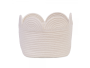 Kôš na hračky Kvetina Off White 30 x 20 x 15 cm