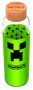 Sklenená fľaša s návlekom 585 ml, Minecraft
